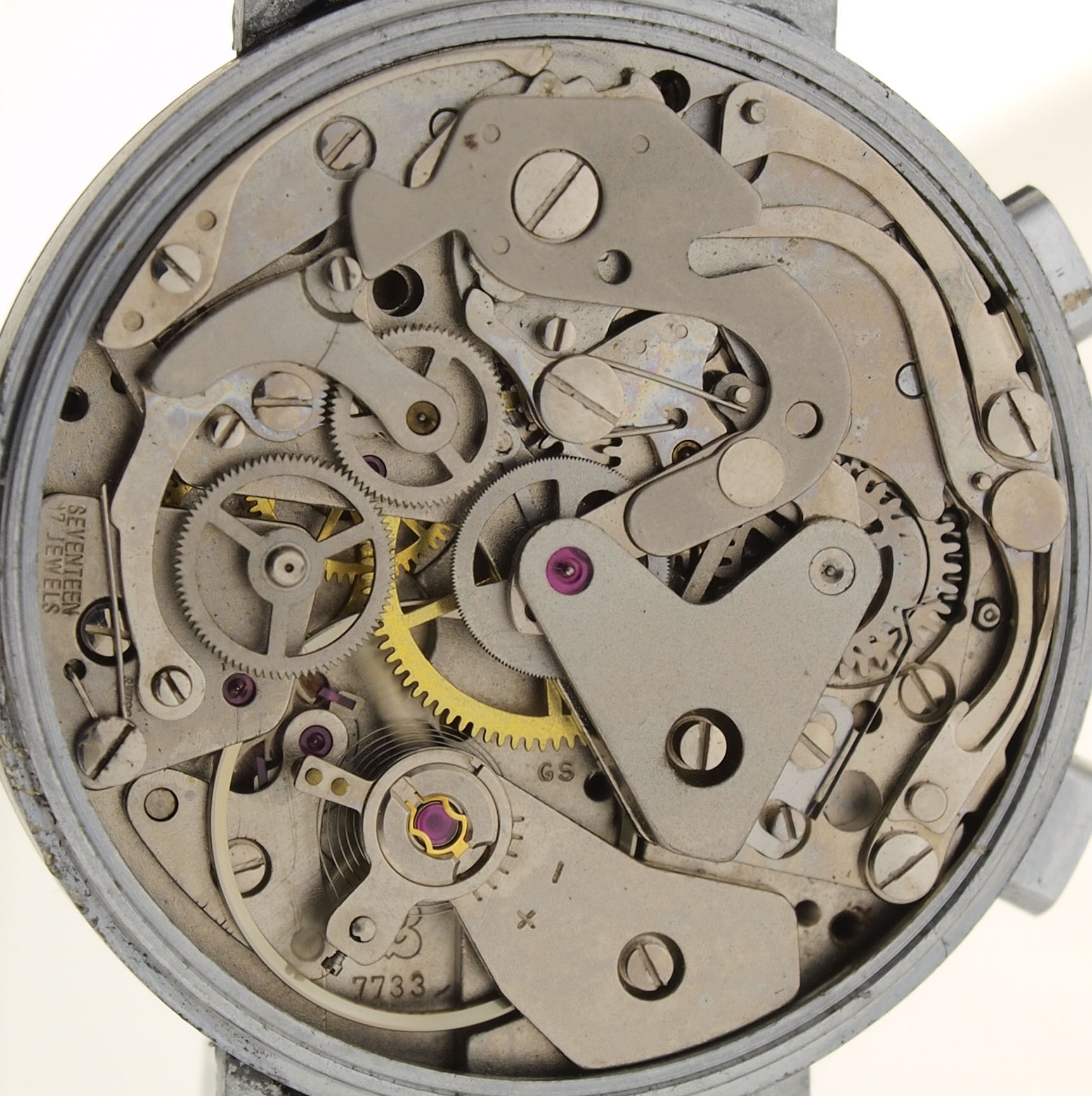 Cadran (dial) Chronographe Original Pour Mouvement Valjoux 23 - Diamètre 34.30 Mm - Neuf Sans étiquette