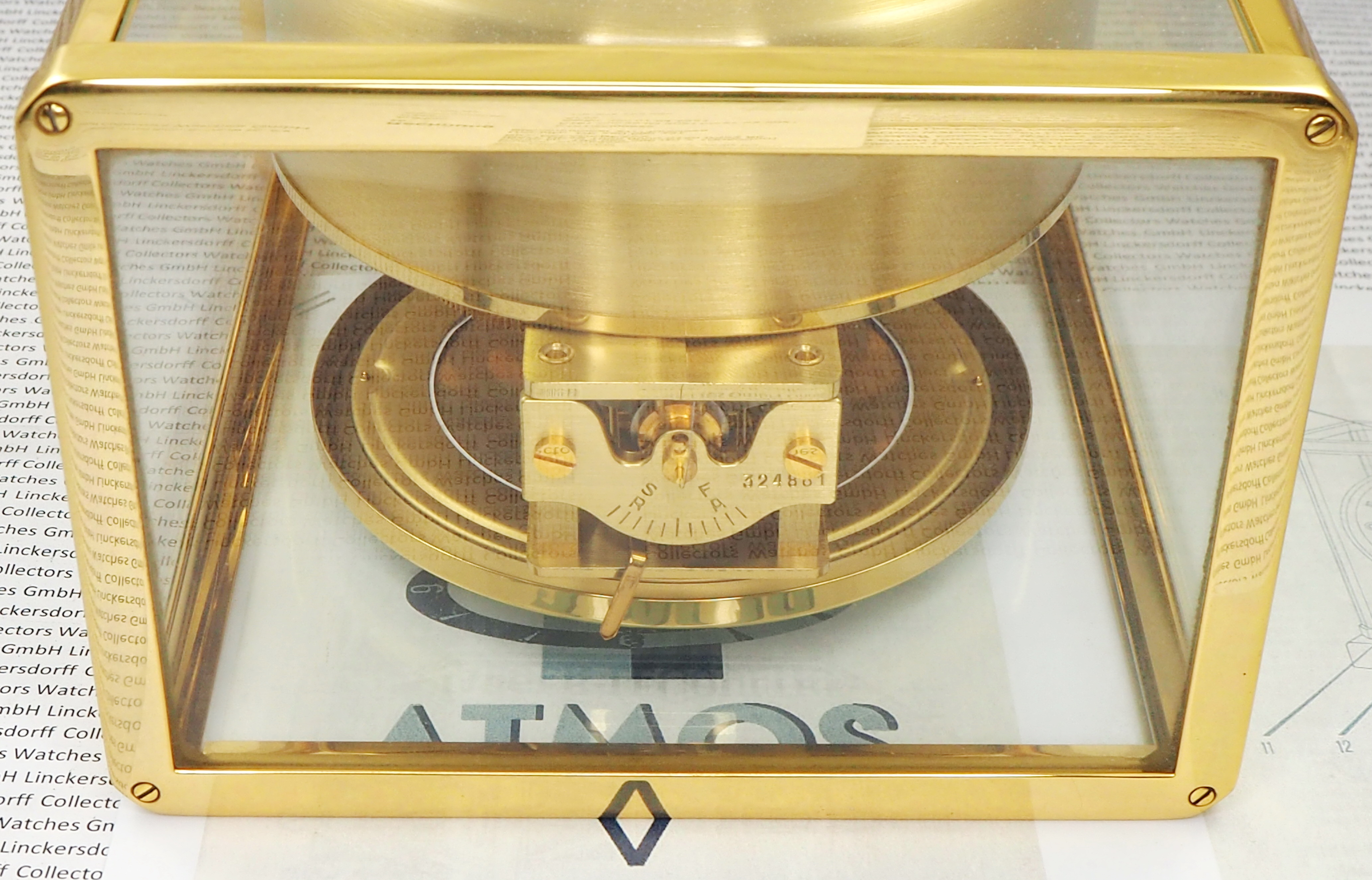 Jaeger-LeCoultre ATMOS 60er/70er J. mit Original-Box wunderschönes